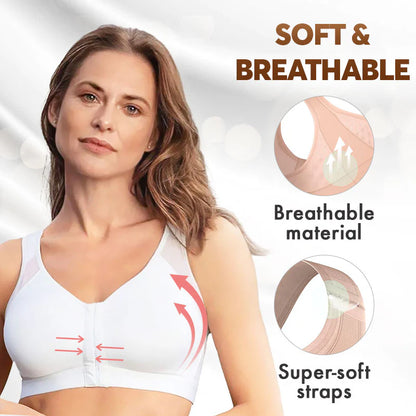 WOMEN'S 18-HOUR FRONT CLOSURE WIRELESS BACK SUPPORT POSTURE FULL COVERAGE BRA(BUY ONE GET TWO FREE)