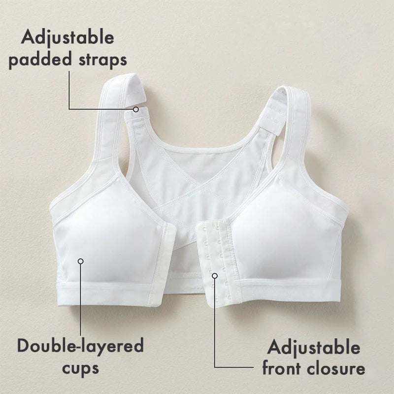 WOMEN'S 18-HOUR FRONT CLOSURE WIRELESS BACK SUPPORT POSTURE FULL COVERAGE BRA(BUY ONE GET TWO FREE)