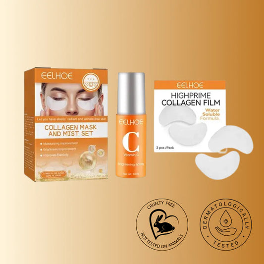 Collamax™ - Collagen Miracle Mask Kit  - Collagen Patches + Serum