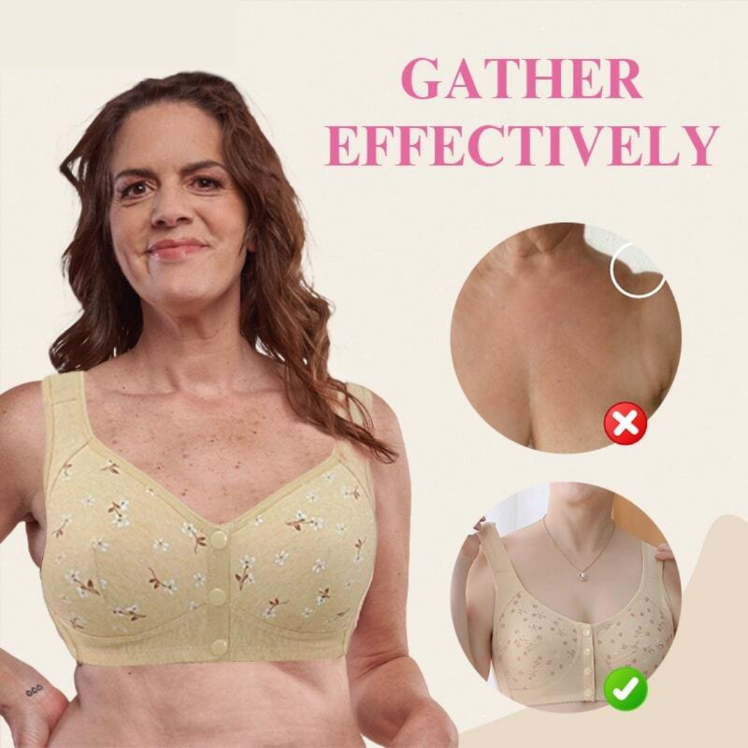 LAST DAY SALE 80% OFF – Comfortable & Convenient Front Button Bra