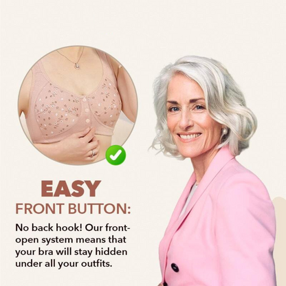 LAST DAY SALE 80% OFF – Comfortable & Convenient Front Button Bra